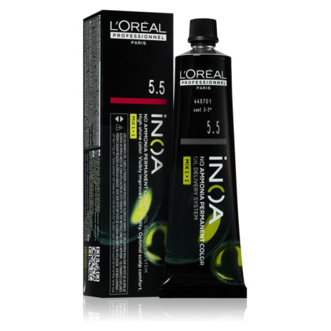 L’Oréal Professionnel Inoa permanentní barva na vlasy bez amoniaku odstín 5.5 60 ml L’Oréal Paris