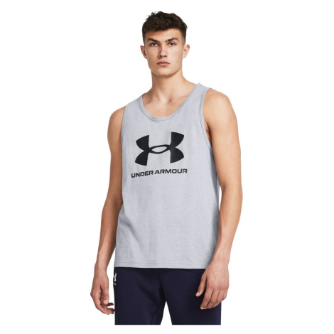 Under Armour Tílko SPORTSTYLE LOGO TANK Grey