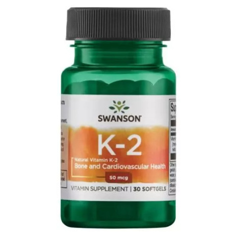 EXP 6/2023 - Vitamín K2 30 tobolek 50mcg - Swanson
