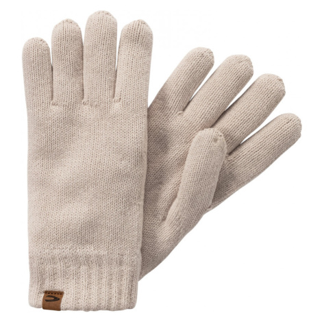 Rukavice camel active knitted gloves hnědá