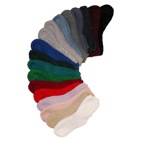 Žinylkové chlupaté ponožky ZWD201 - 3bal vícebarevná