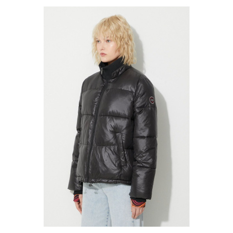 Bunda UGG Izzie Puffer dámská, černá barva, přechodná, 1105651