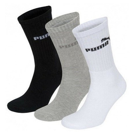 3PACK PUMA Pánské ponožky 883296 Crew Sock A Mix barev