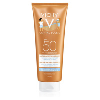 Vichy Capital Soleil Gentle Milk ochranné mléko pro děti na obličej a tělo SPF 50 300 ml