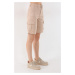 BİKELİFE High Waist Flexible Bermuda Shorts with Cargo Pocket.