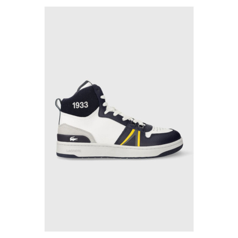 Kožené sneakers boty Lacoste L001 MID 223 1 SMA tmavomodrá barva, 46SMA0030