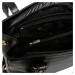 Dámská kožená kabelka Hexagona Kareta - černá