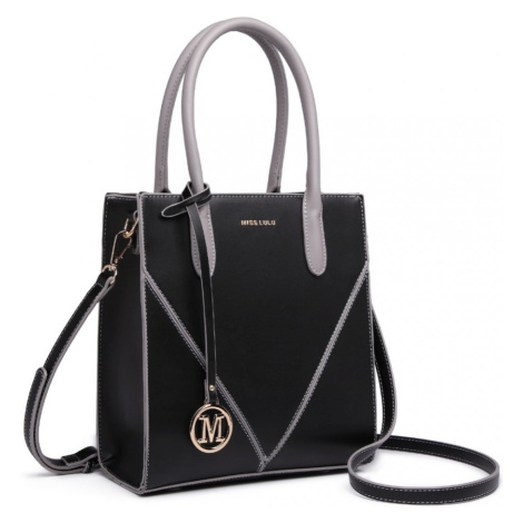 Miss Lulu dámská elegantní kabelka LG2255 - černá