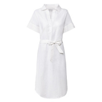esmara® Dámské lněné šaty (bílá)