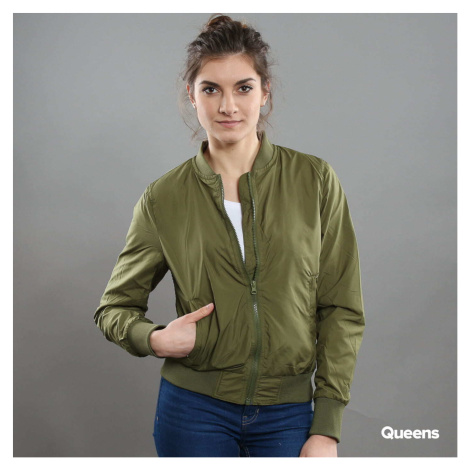 Urban Classics Ladies Light Bomber Jacket Olive