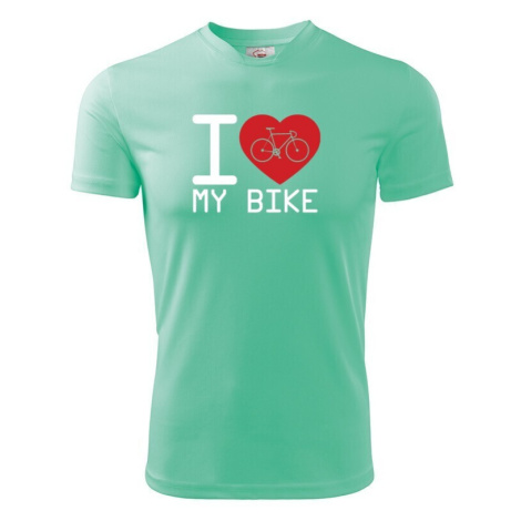 Pánské tričko pro cyklisty I love my bike - ideální dárek BezvaTriko
