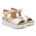 Sandály ECCO Flowt Wedge 27231360704 Zlatá