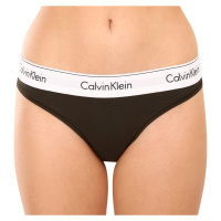 Dámské kalhotky Calvin Klein tmavě zelené (F3787E-9MD)