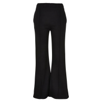 Ladies Flared Pin Tuck Terry Pants
