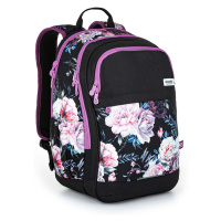 Topgal RUBI 22027 Black/Flowers 27 L