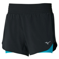 Mizuno 2IN1 4.5 SHORT Dámské běžecké šortky, černá, velikost