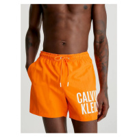 Oranžové pánské plavky Calvin Klein Underwear