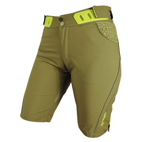 HAVEN Cyklistické kalhoty krátké bez laclu - SINGLETRAIL WMS - zelená