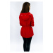 Krátká červená bunda typu parka (P01)