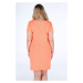 Dámské volnočasové šaty i pro oranžové Oranžová model 15042450 - EFECT