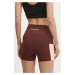 Sportovní šortky Rip Curl Revival dámské, vínová barva, vzorované, high waist