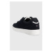 Semišové sneakers boty Tommy Hilfiger TH BASKET CORE SUEDE tmavomodrá barva, FM0FM04694