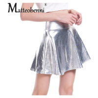 Áčková sukně s metalickým efektem