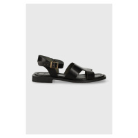 Kožené sandály Answear Lab dámské, černá barva