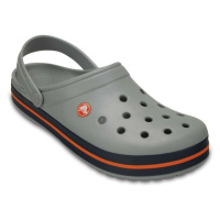 Crocs CROCBAND Unisex pantofle, šedá, velikost 37/38