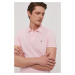 Polo tričko Gant pánské, růžová barva, hladké