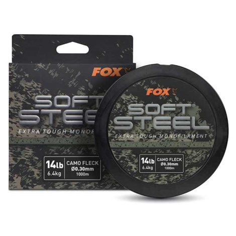 Fox Vlasec Soft Steel Fleck Camo Mono 1000m Délka: 1000m, Nosnost: 8,2kg, Průměr: 0,35mm