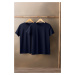 Trendyol Navy Blue Basic Slim Fit 100% Cotton 2-Pack Crew Neck Short Sleeve T-Shirt