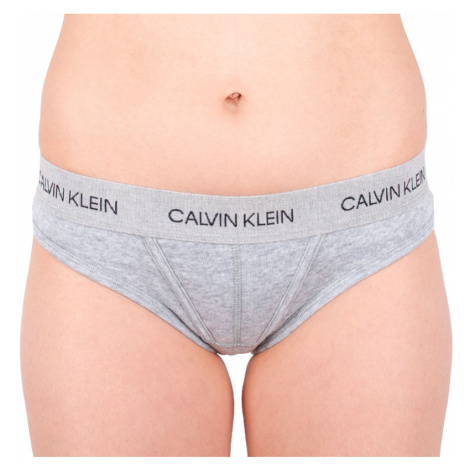Dámské kalhotky Calvin Klein šedé (QF5252-020)