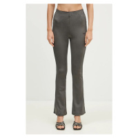 Tepláky adidas Originals Femme Galore Rib Flared Legging šedá barva, hladké, JN3024