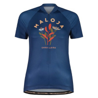 MALOJA Cyklistický dres s krátkým rukávem - GANESM. 1/2 LADY - modrá