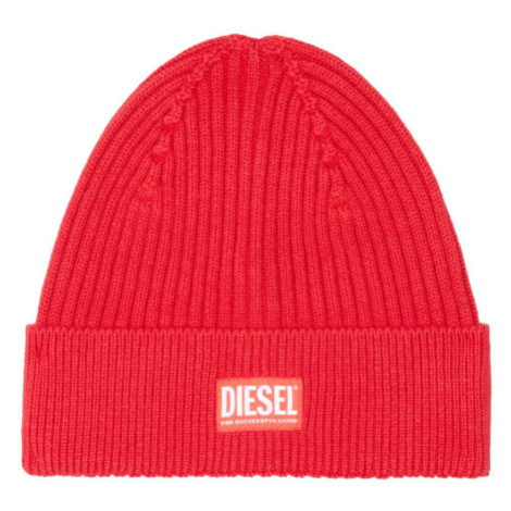 Čepice diesel k-coder-h 2x2 cap červená