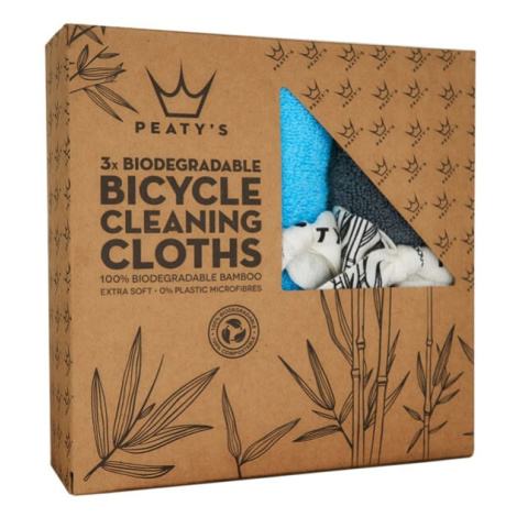 PEATYS PEATY'S BAMBOO BICYCLE CLEANING CLOTHS (PACK OF 3) Peaty´s