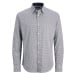 Jack&Jones Pánská košile JPRBLABELFAST Comfort Fit 12239027 Navy Blazer