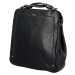 Luxusní dámský kožený kabelko batoh Katana Nice, černá