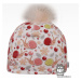 Dívčí zimní funkční čepice Dráče - Flavio 133, šnečkové Barva: Bílá