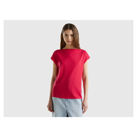 Benetton, Short Sleeve T-shirt In Sustainable Viscose United Colors of Benetton