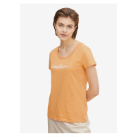 Oranžové dámské žíhané tričko Tom Tailor Denim - Dámské
