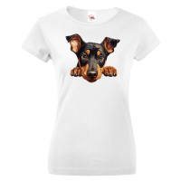 Dámské tričko Dobrman - tričko pro milovníky psů
