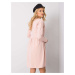 Pudrové dámské šaty -pink Pudrová