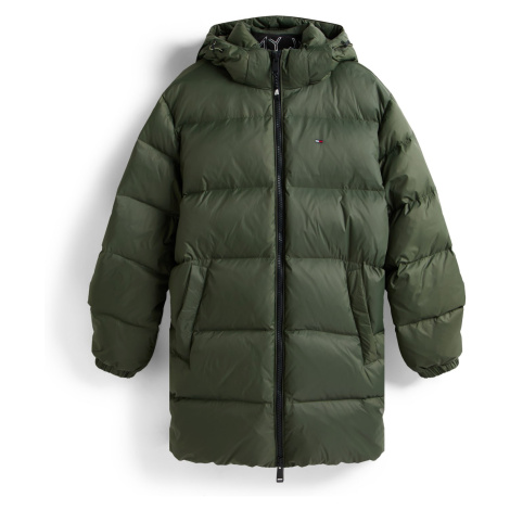 Tommy Jeans Zimní bunda &#039;ESSENTIAL&#039; zelená Tommy Hilfiger