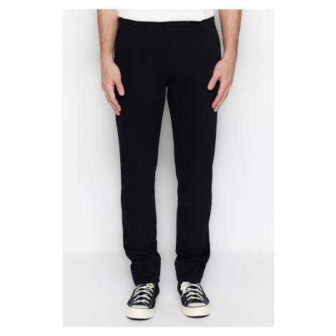 Trendyol Black Regular Fit Chino Trousers