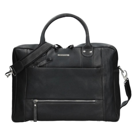 Pánská kožená taška SendiDesign Dante - černá Sendi Design