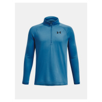 Světle modré sportovní tričko Under Armour UA Tech 2.0 1/2 Zip