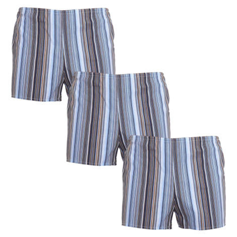 3PACK klasické pánské trenky Foltýn vícebarevné Foltyn