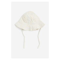 H & M - Letní klobouček - béžová